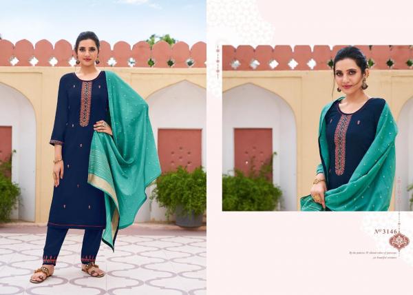 Rangoon Glory Designer Silk Festive Wear Readymade Salwar